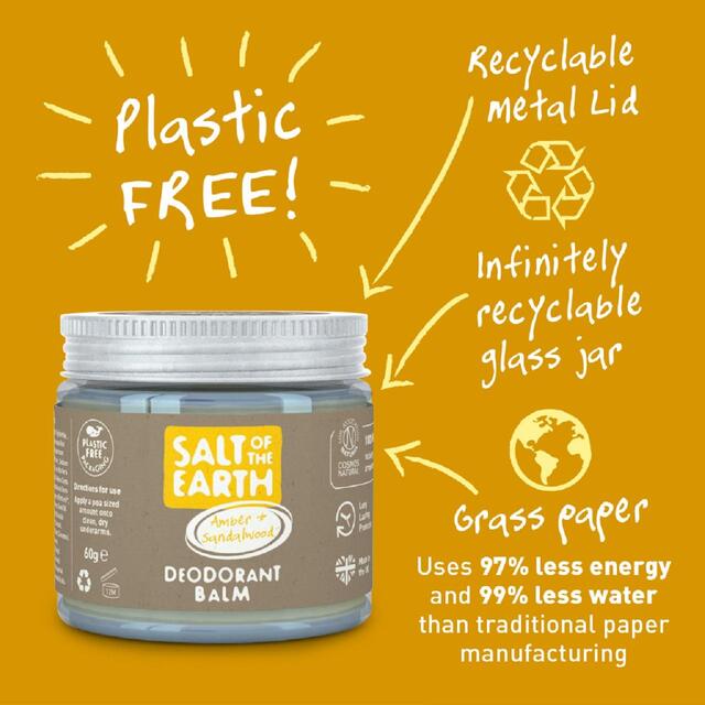 Salt of the Earth Amber & Sandalwood Natural Deodorant Balm thumbnail 2