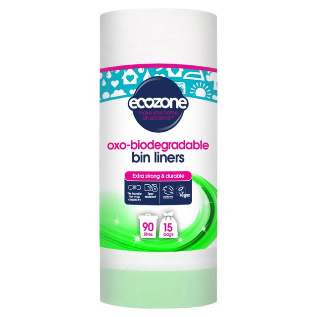 Ecozone Oxo-Biodegradable Bin Liners 90L