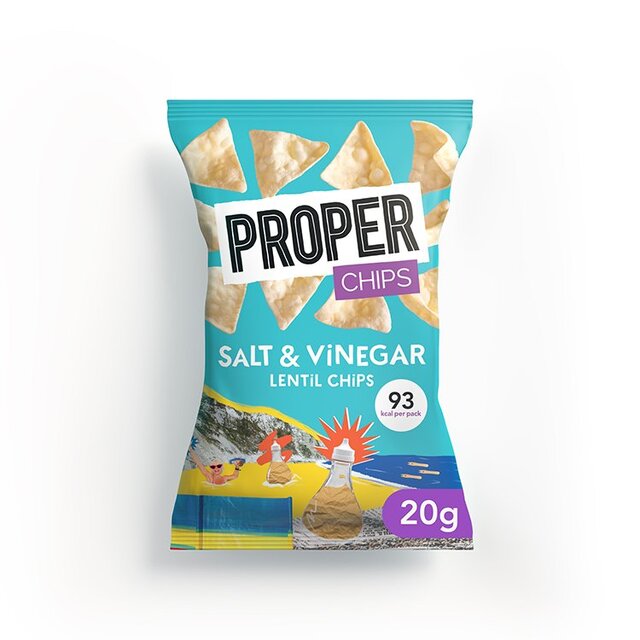 Properchips Salt & Vinegar Lentil Chips thumbnail 2