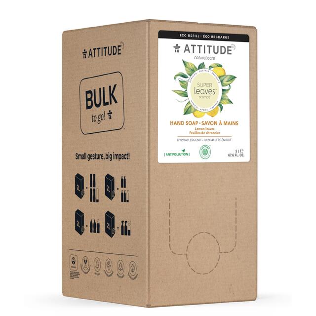 Attitude Bulk to Go Handsoap - Lemon Leaves