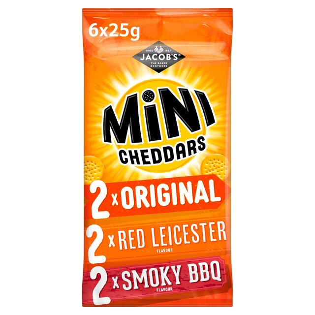 Jacob's Mini Cheddars Variety Multipack Baked Snacks
