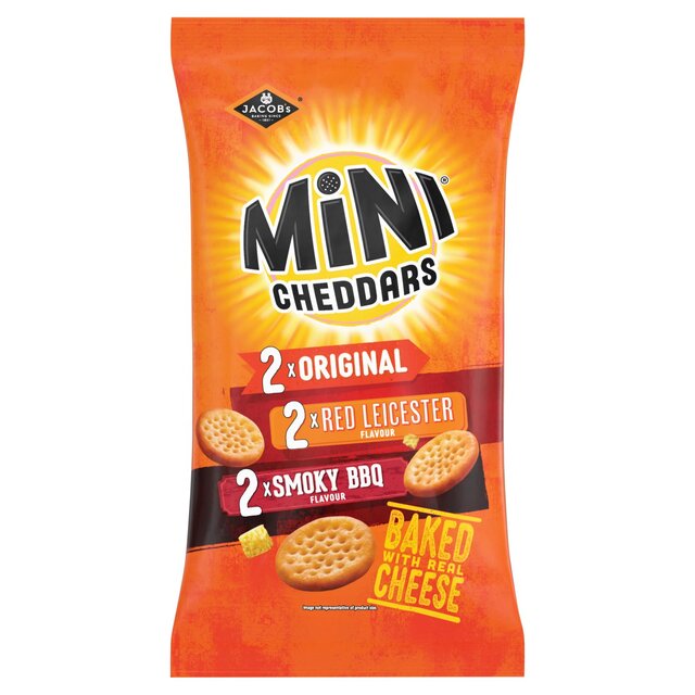 Jacob's Mini Cheddars Variety Multipack Baked Snacks thumbnail 2