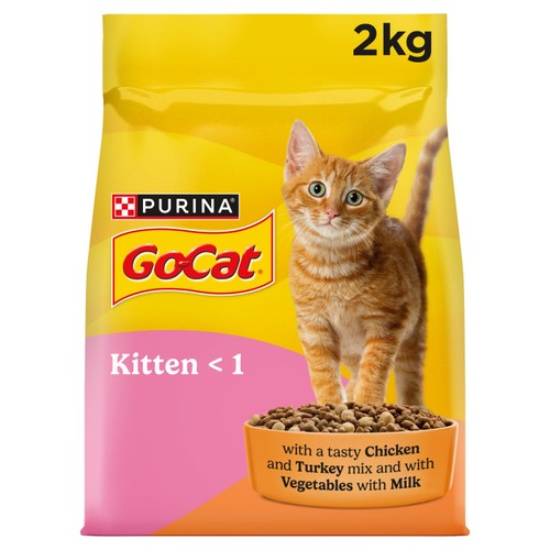 Go-Cat Kitten Chicken Turkey and Milk Dry Cat Food