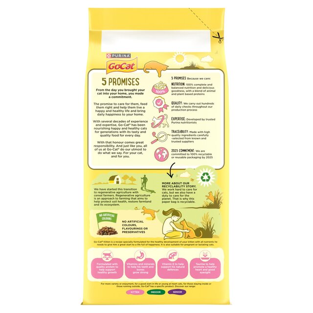 Go-Cat Kitten Chicken Turkey and Milk Dry Cat Food thumbnail 4