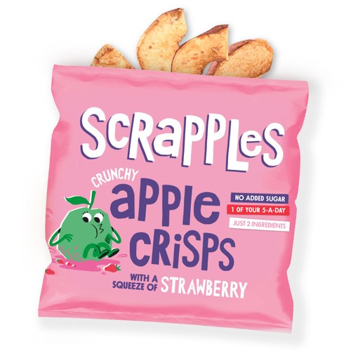 Scrapples Apple & Strawberry Fruit Crisps