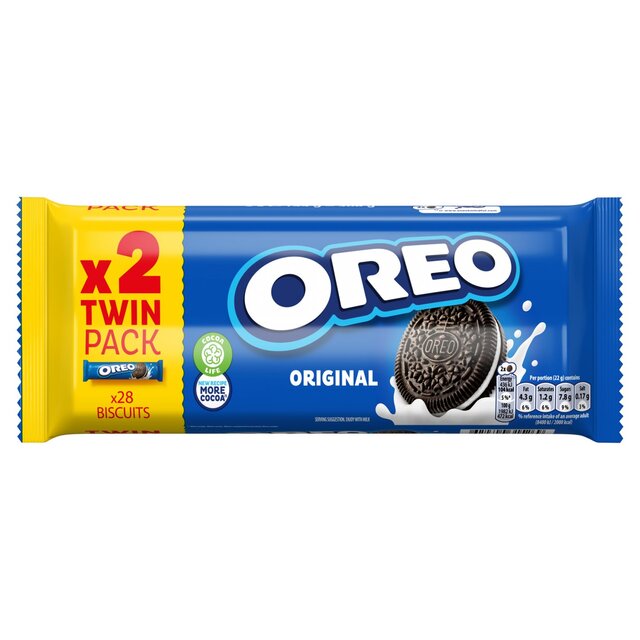 Oreo Chocolate Sandwich Biscuit Twin Pack