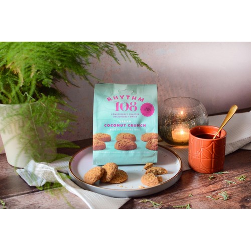 Rhythm 108 Swiss Vegan Coconut Crunch Biscuit Share Bag thumbnail 3