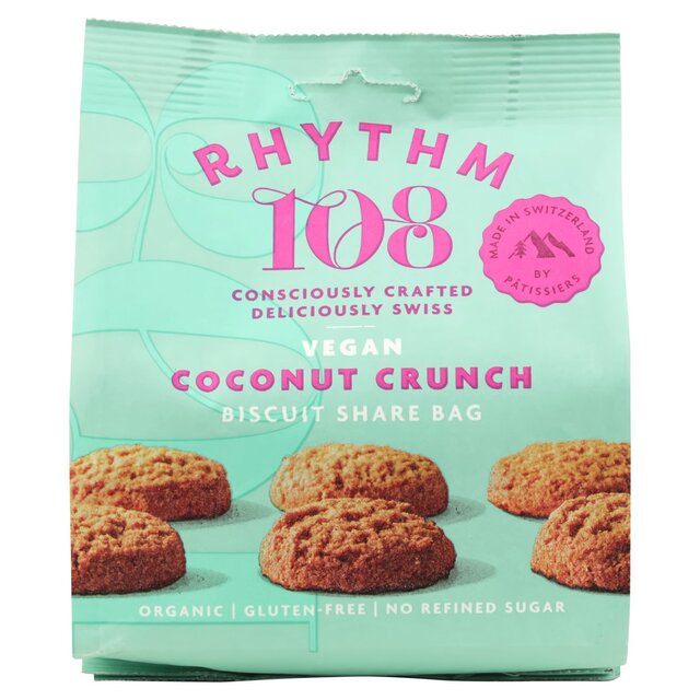 Rhythm 108 Swiss Vegan Coconut Crunch Biscuit Share Bag
