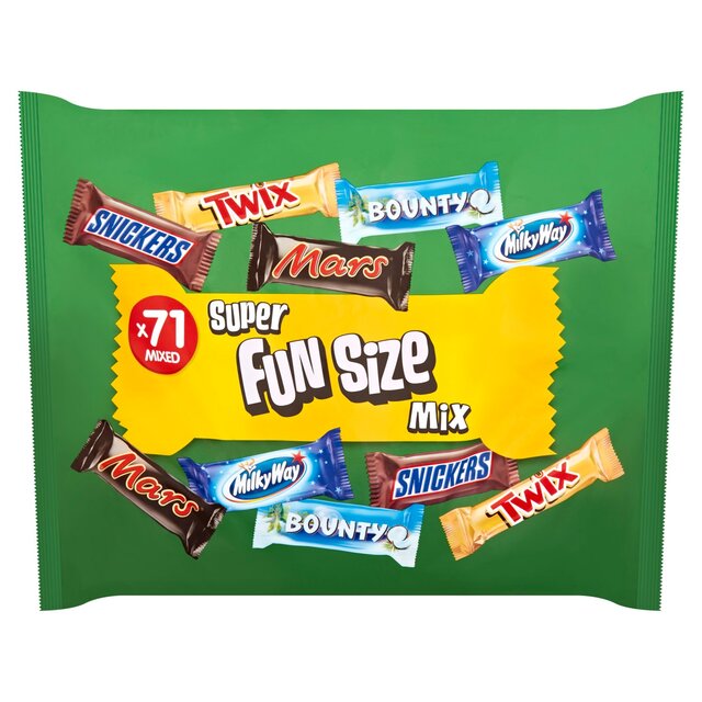 Mars, Twix, Bounty, Snickers, Milky Way Funsize Chocolate  Bars Party Bag thumbnail 3