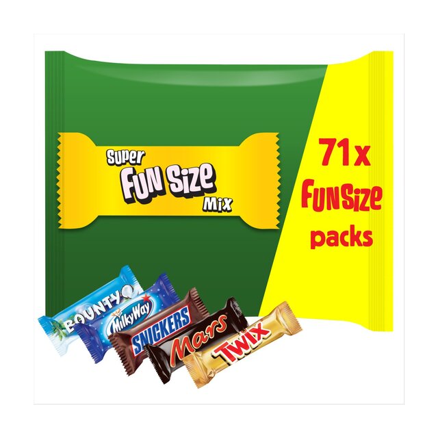 Mars, Twix, Bounty, Snickers, Milky Way Funsize Chocolate  Bars Party Bag thumbnail 6