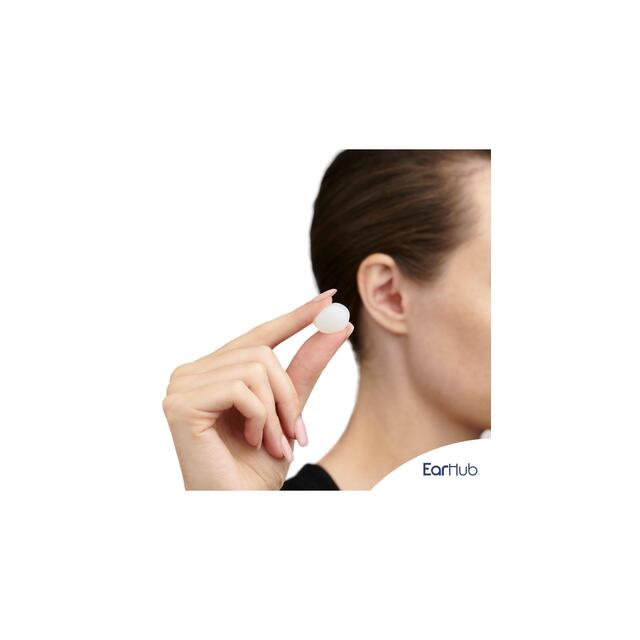 EarHub Sleepwell Soft Silicone Earplugs 3 Pair thumbnail 2