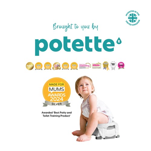 Potette Plus 2in1 Folding Portable Potty, White thumbnail 6