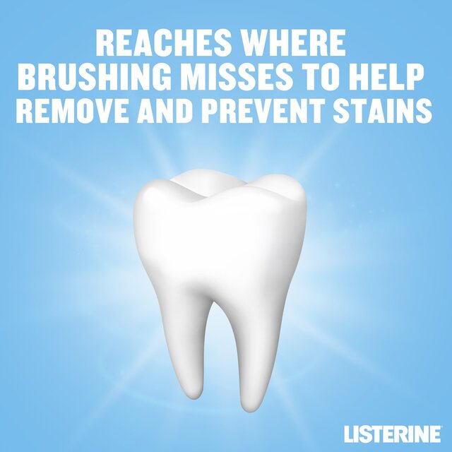 Listerine Advanced White Milder Taste Zero Alcohol Spearmint Mouthwash thumbnail 3