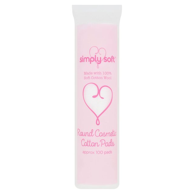 Simply Soft Round Cosmetic Cotton Pads