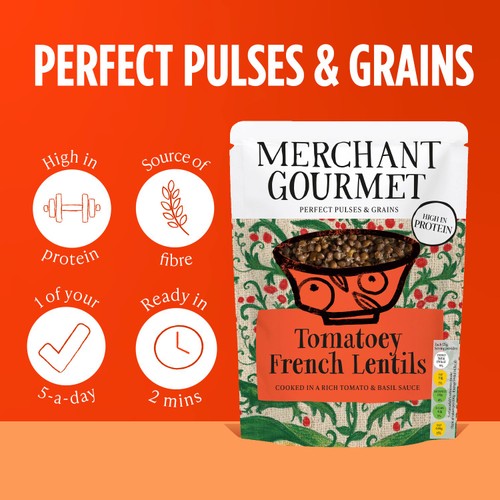 Merchant Gourmet Tomatoey French Puy & Green Lentils  thumbnail 4
