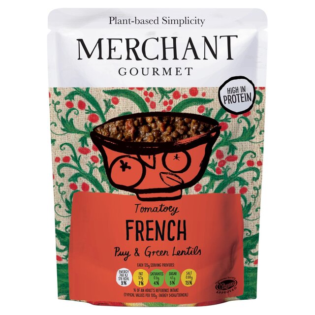 Merchant Gourmet Tomatoey French Puy & Green Lentils thumbnail 2