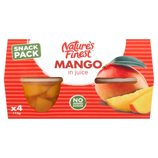 Nature's Finest Fruit Pots Mango in Juice thumbnail 2