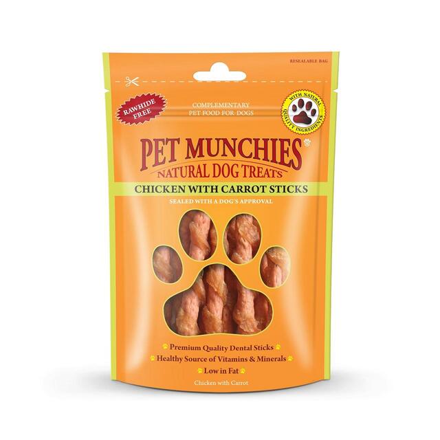 Pet Munchies Chicken with Carrot Sticks