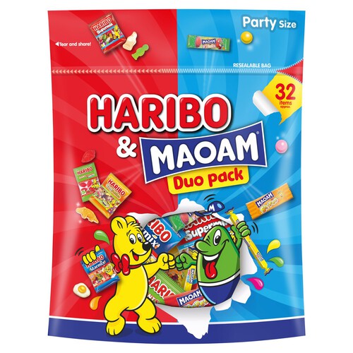 Haribo & Maoam Duo Pouch Sweets thumbnail 3