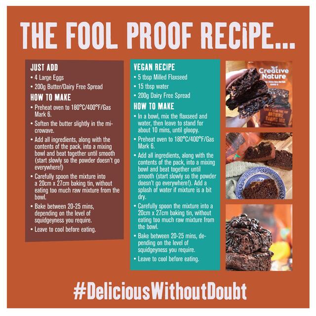 Creative Nature Chia & Cacao Choc Chip Brownie Baking Mix thumbnail 4