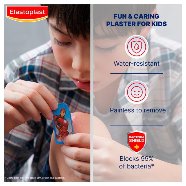 Elastoplast Avengers Marvel Kids Assorted Plasters thumbnail 2