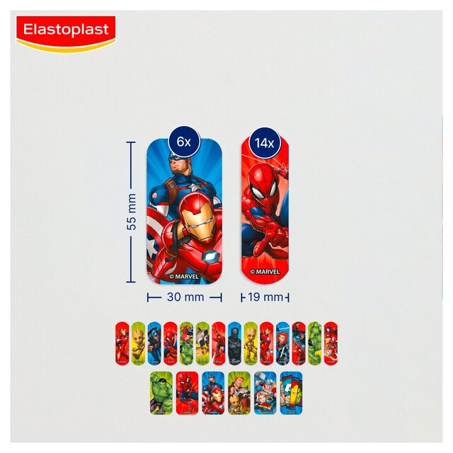 Elastoplast Avengers Marvel Kids Assorted Plasters thumbnail 3