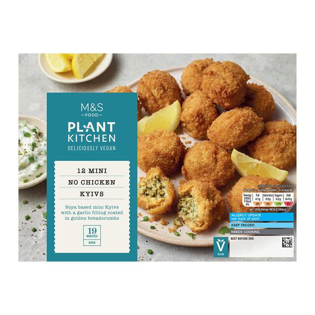 M&S Plant Kitchen No Chicken Kyivs Frozen thumbnail 2
