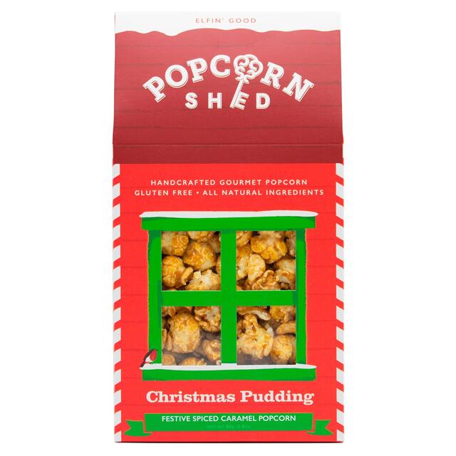 Popcorn Shed Christmas Pudding Gourmet Popcorn