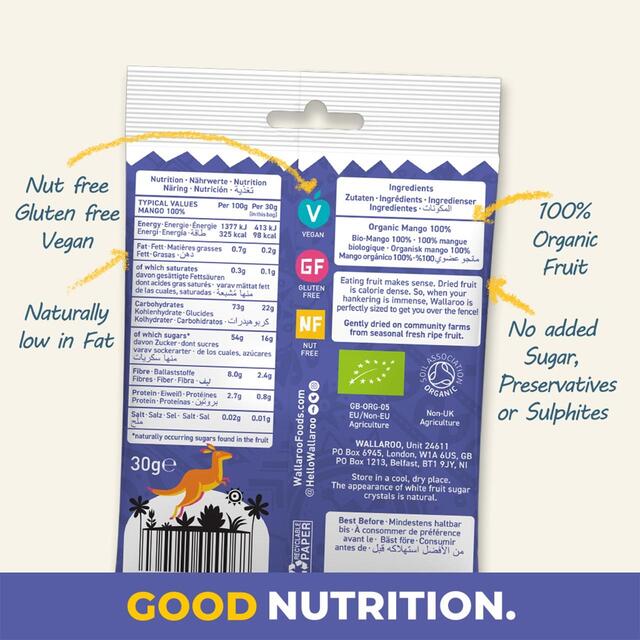 Wallaroo Organic Dried Mango Slices thumbnail 2