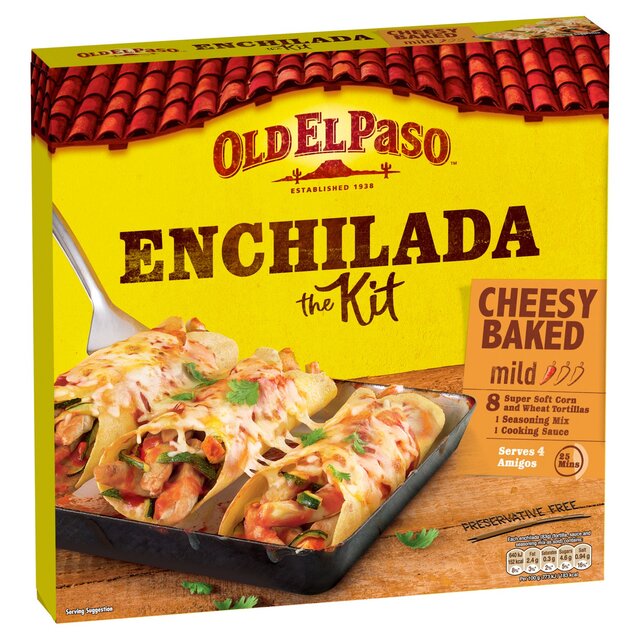 Old El Paso Mexican Cheesy Baked Enchilada Kit thumbnail 2