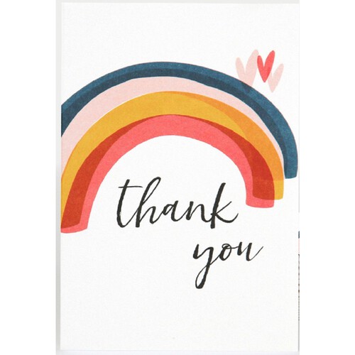 Caroline Gardner Rainbow Thank You Card Pack