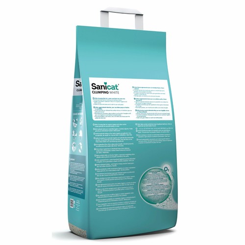 Sanicat Clumping White Unscented Cat Litter thumbnail 2
