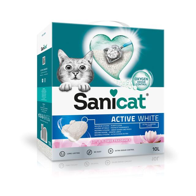Sanicat Active White Lotus Flower Cat Litter