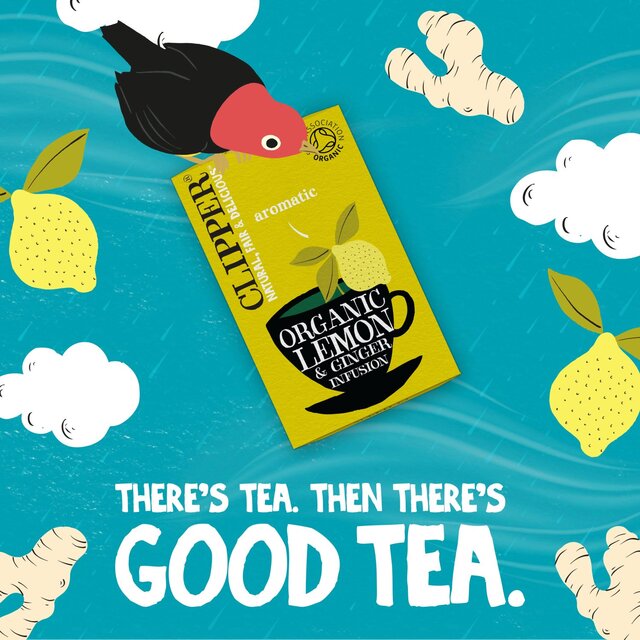 Clipper Organic Lemon & Ginger Infusion thumbnail 8