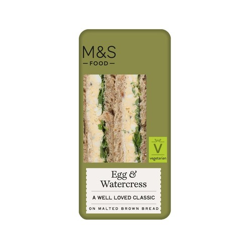 M&S Egg & Watercress Ready Made Sandwich