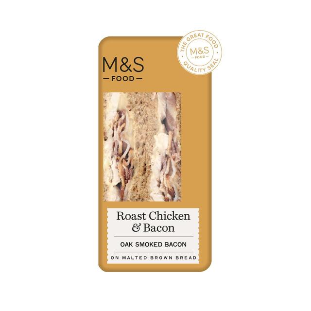 M&S Roast Chicken & Bacon Ready Made Sandwich