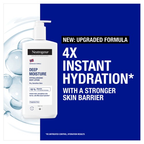 Neutrogena Deep Moisture Hypoallergenic Body Lotion thumbnail 2