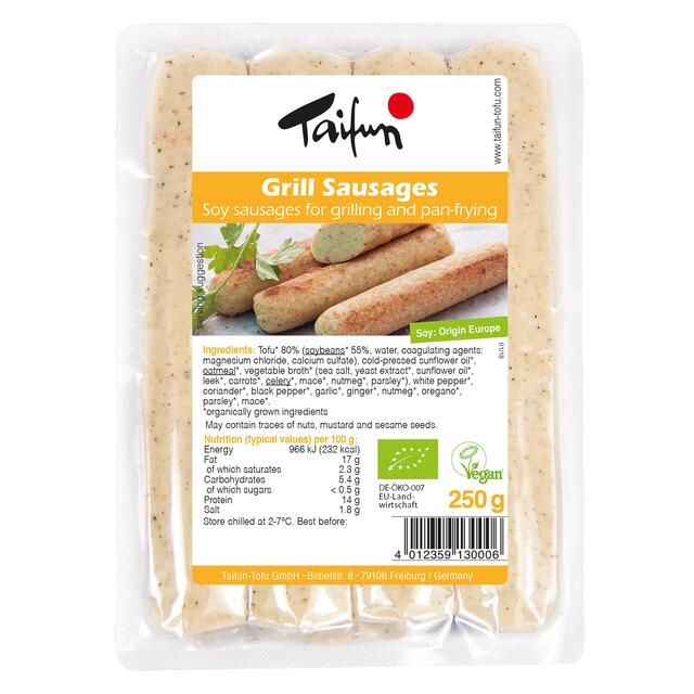 Taifun Organic Tofu Grill Sausages