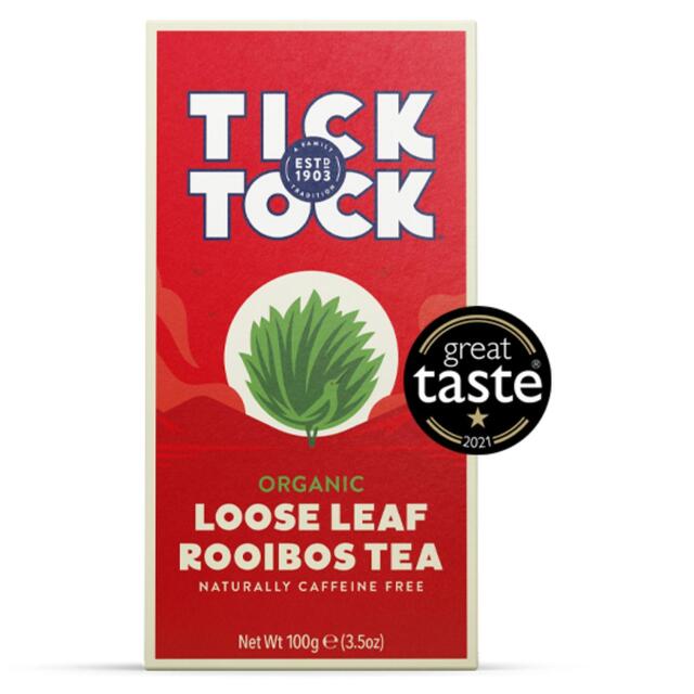 Tick Tock Organic Rooibos Loose Leaf Tea