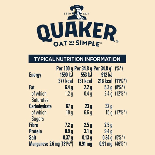 Quaker Oat So Simple Banana Porridge Cereal Sachets thumbnail 6