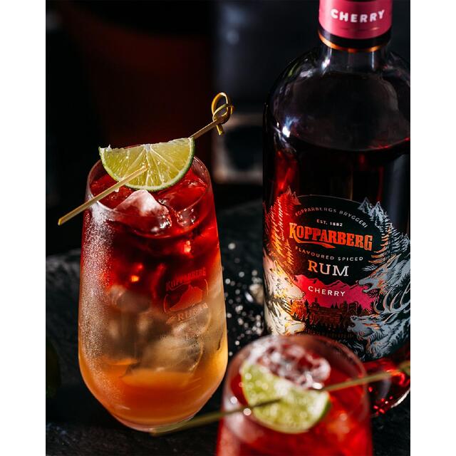 Kopparberg Cherry Spiced Rum 70cl thumbnail 2