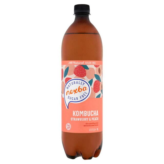 Nexba Strawberry & Peach Kombucha