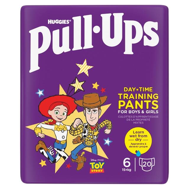 Huggies Pull-Ups Day Time Unisex Training Nappy Pants Size 6 - 20 Pants