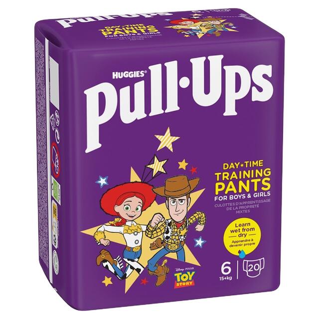 Huggies Pull-Ups Day Time Unisex Training Nappy Pants Size 6 - 20 Pants thumbnail 2