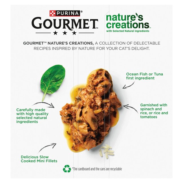 Gourmet Nature's Creations Fish Wet Cat Food d thumbnail 5