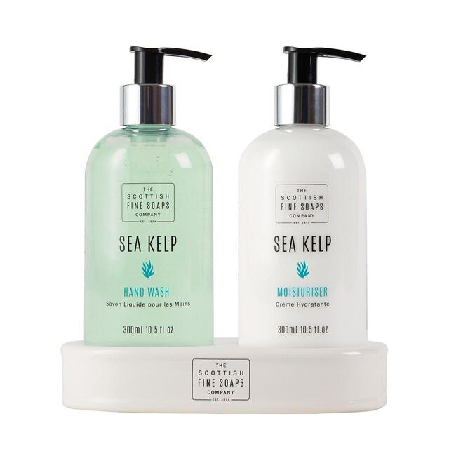 Scottish Fine Soaps Sea Kelp Hand Care Set - Pump Bottles