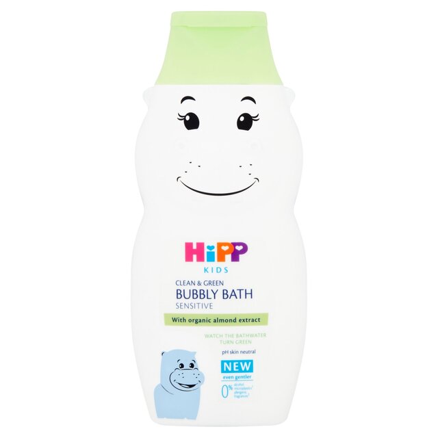 HiPP Kids Clean & Green Bubble Bath Hippo for Sensitive Skin