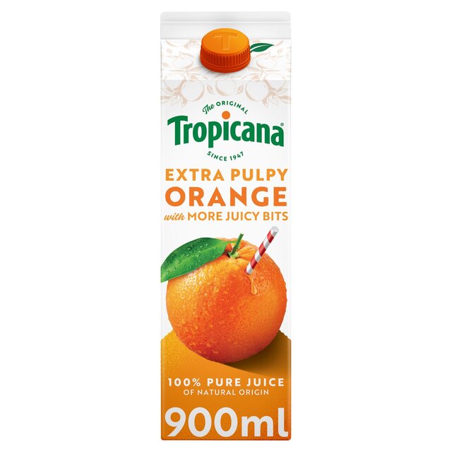 Tropicana Pure Orange Fruit Juice with Extra Juicy Bits thumbnail 2