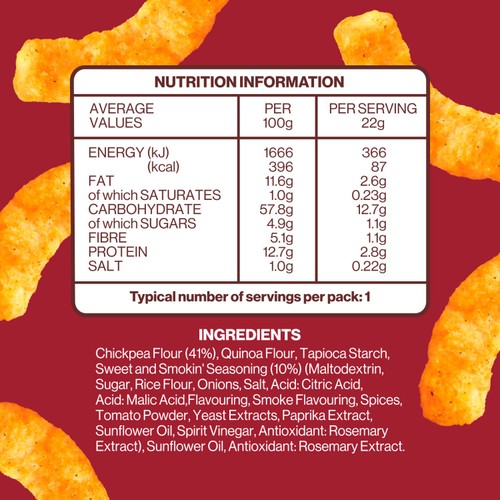 Hippeas Chickpea Puffs - Sweet & Smokin' thumbnail 4