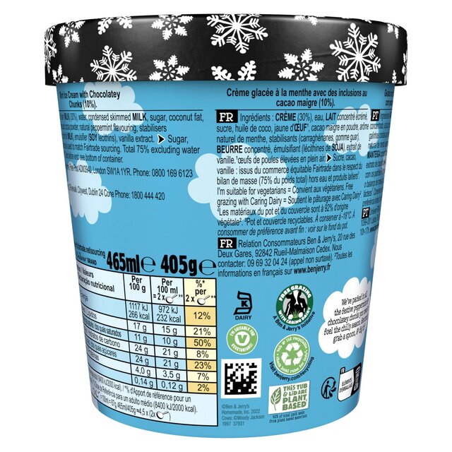 Ben & Jerry's Minter Wonderland Mint Ice Cream Tub thumbnail 3